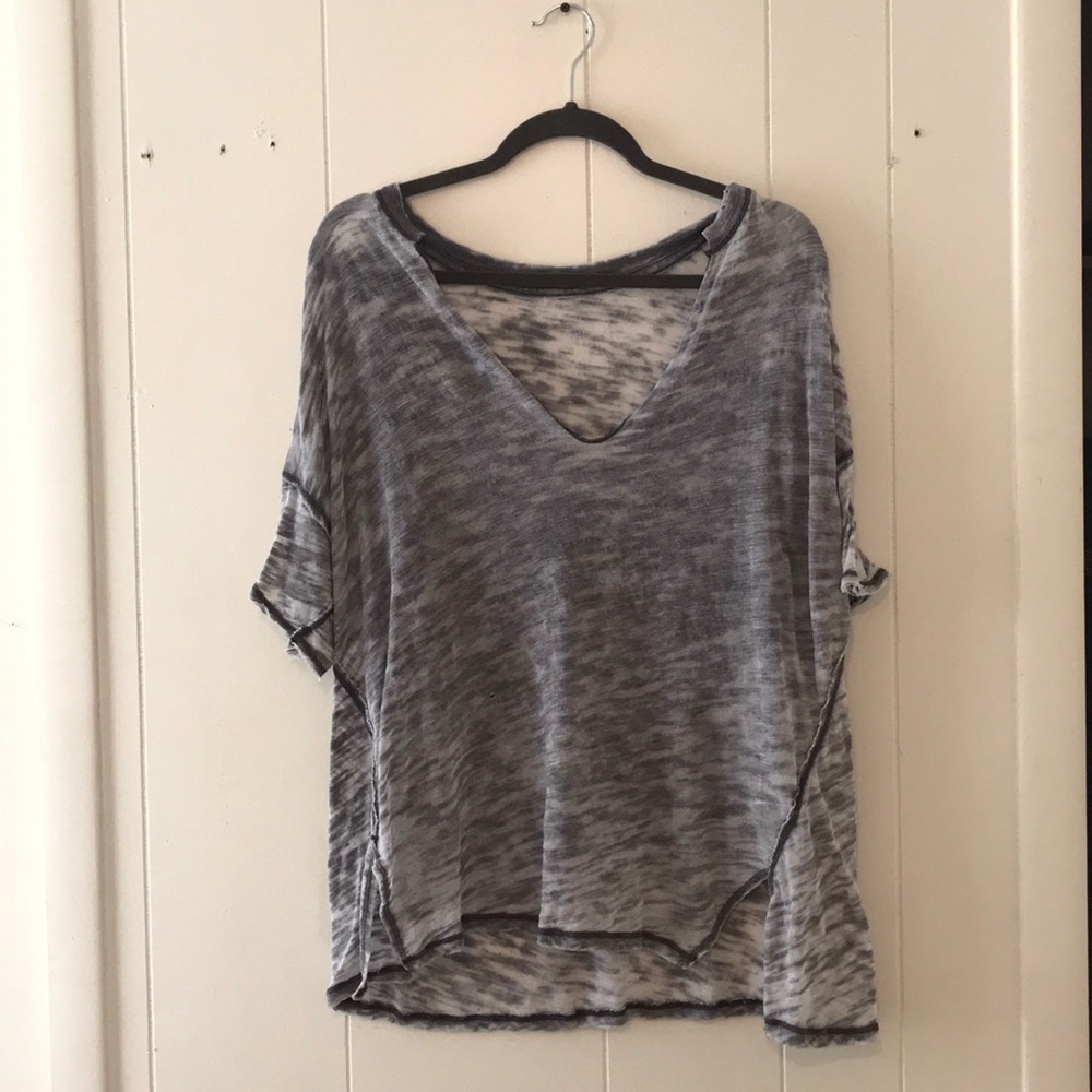 Oversized free people V neck